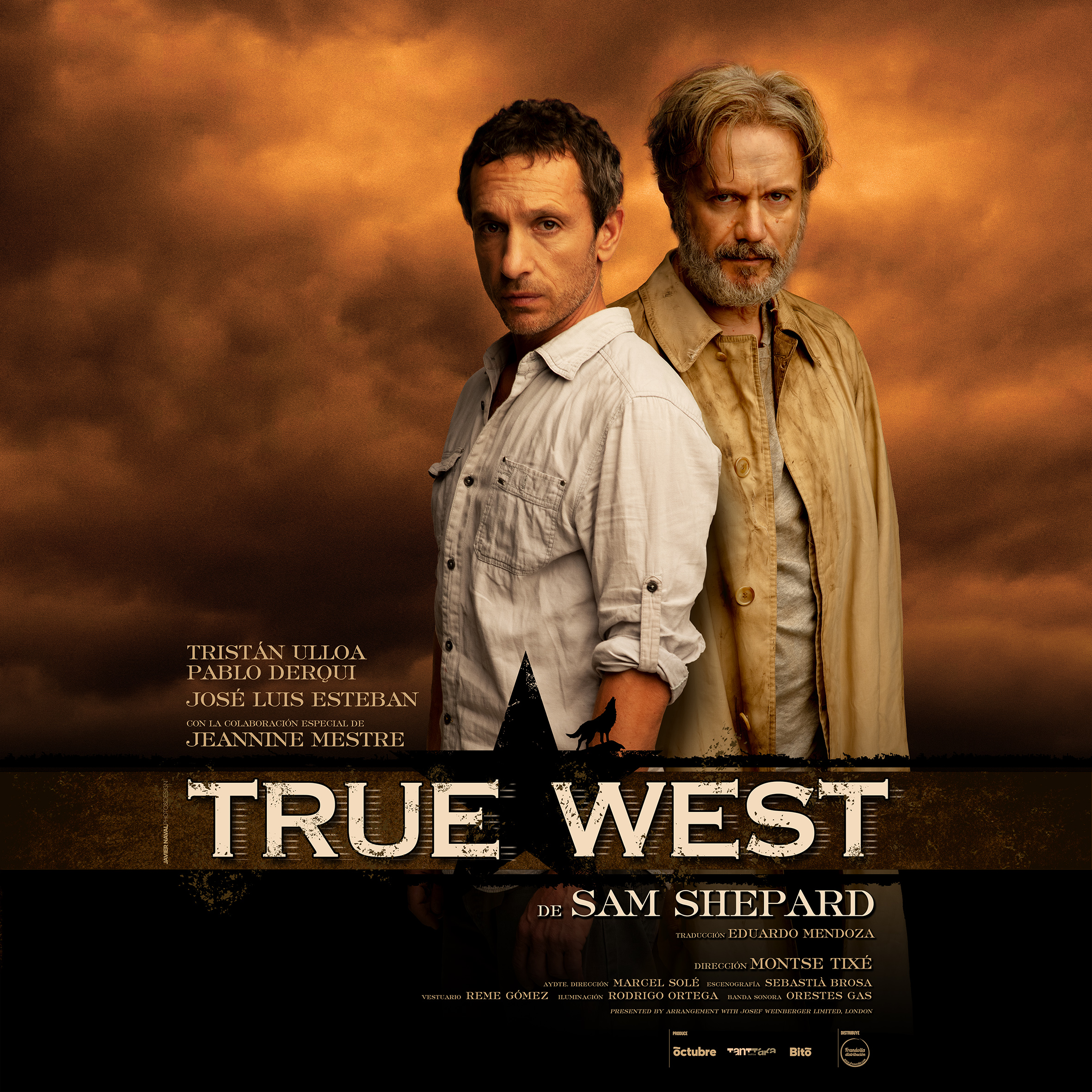 Tristán Ulloa y Pablo Derqui estrenan en el Centro Niemeyer la obra teatral “True West”